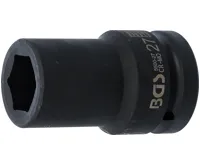 BGS Hlavice nástrčná 1" 27,0 mm x 90mm, tvrzená BGS Hlavice nástrčná 1" 27,0 mm x 90mm, tvrzená