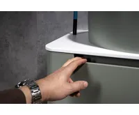 SAPHO KERALA umyvadlová skříňka 120x35x47,5cm, 1x zásuvka, bílá lesk (5)