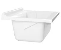 AQUALINE Výlevka na skříňku 60x50cm, plast bílá (3)