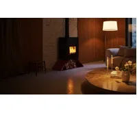 HS Flamingo Krbová kamna FLAMINGO DELUXE ® SENAI, červená (16)