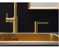 Nerezový dřez REGINOX SET MIAMI 500 GOLD + Baterie CRYSTAL + příslušenství, zlatá (6)