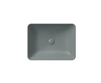 GSI SAND/NUBES keramické umyvadlo na desku 50x38cm, agave mat (1)