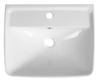 AQUALINE DURU keramické umyvadlo 50x40cm, bílá (4)