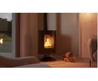 HS Flamingo Krbová kamna MASTERFLAMME ® Piccolo II, hnědá - sametová (15)