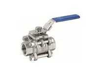 Nerez kulový kohout trojdílný DN 40 - 6/4" páka F/ F Nerez kulový kohout trojdílný DN 40 - 6/4" páka F/ F