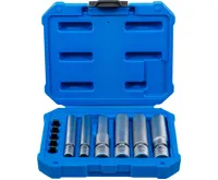 BGS Sada kloubových hlavic na žhavicí a zapalovací svíčky , 6,3 mm (1/4") / 10 mm (3/8") , 8 BGS Sada kloubových hlavic na žhavicí a zapalovací svíčky , 6,3 mm (1/4") / 10 mm (3/8") , 8