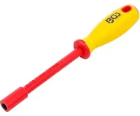 BGS Šroubovák na nástrčné klíče VDE, šestihran, 7 mm, Délka čepele 125 mm