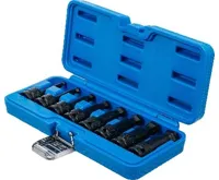BGS Sada nástavců rázových bitů ,  délka 75 mm ,  12,5 mm (1/2") pohon ,  vnitřní šestihran s (3)