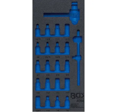 BGS Vložka do dílenského vozíku 1/3, prázdná, pro BGS 4094