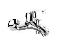 Vanová nástěnná baterie, Sonáta, 100 mm, bez příslušenství, chrom Vanová nástěnná baterie, Sonáta, 100 mm, bez příslušenství, chrom