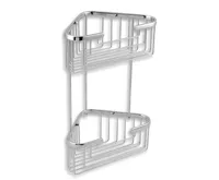 NOVASERVIS Dvojitá rohová police malá hluboká Drátěný program chrom - 6078,0 NOVASERVIS Dvojitá rohová police malá hluboká Drátěný program chrom - 6078,0