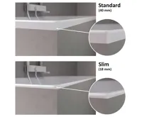 POLYSAN KALDERA SLIM obdélníková vana 180x80x40cm, bílá (3)