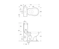KERASAN RETRO nádržka k WC kombi, bílá (8)