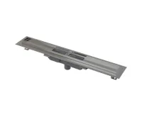 ALCAPLAST Sprchový liniový žlab nerezový, s okrajem, pro perforovaný rošt, svislý odtok, délka 650 mm APZ1101-650 ALCAPLAST Sprchový liniový žlab nerezový, s okrajem, pro perforovaný rošt, svislý odtok, délka 650 mm APZ1101-650