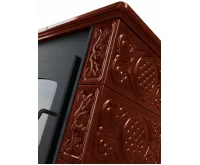 HS Flamingo Kachlová kamna FLAMINGO ® BALI, kachle hnědá (15)