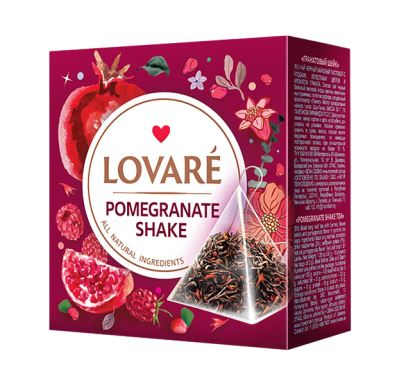 Čaj Lovaré Pomegranate Shake (15 pyramid)