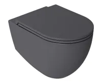 ISVEA INFINITY WC sedátko, SLIM, Soft Close, Easy Take, antracit (3)