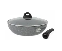 De Gusto Wok pánev STONITE 30 cm s odnímatelnou rukojetí (2)