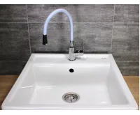 Eisl Flexo světle šedá / lesklý chrom (52)