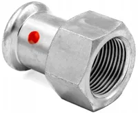 C-STEEL lisovací přechod F270,  22 - 1" závit vnitřní, uhlíková ocel