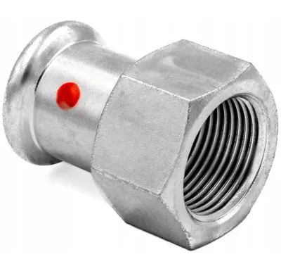 C-STEEL lisovací přechod F270,  18 - 3/4" závit vnitřní, uhlíková ocel