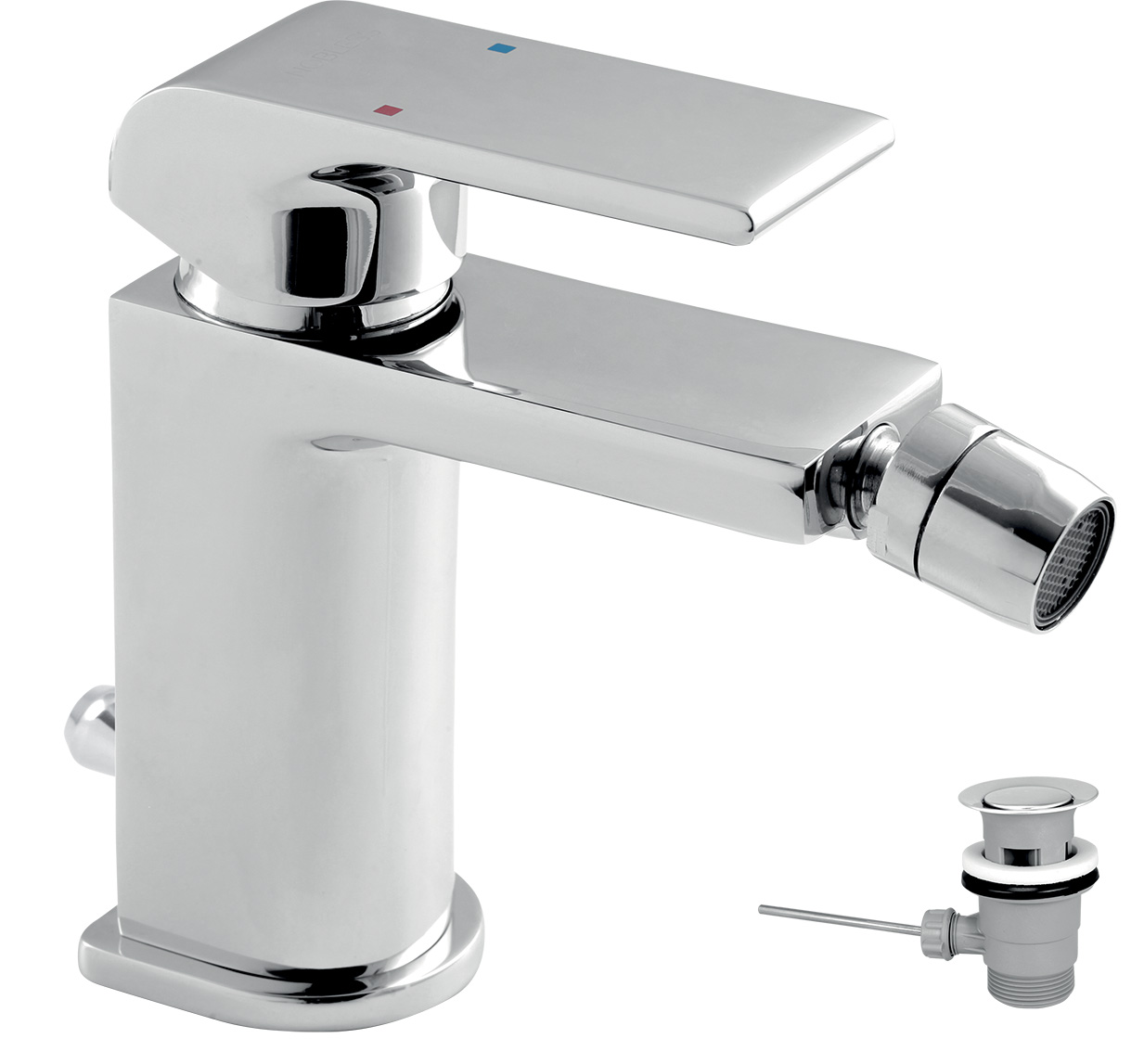 Novaservis bidetová baterie s výpustí nobless sharp chrom - 37011,0