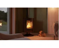 HS Flamingo Krbová kamna MASTERFLAMME ® Piccolo II, hnědá - sametová (23)