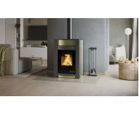 HS Flamingo Krbová kamna AQUAFLAM VARIO ® KALMAR 11/7kW olivová, elektronická regulace (15)