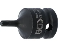 BGS Hlavice nástrčná silová, 12,5 mm (1/2"), T-profil (pro Torx) T27 BGS Hlavice nástrčná silová, 12,5 mm (1/2"), T-profil (pro Torx) T27