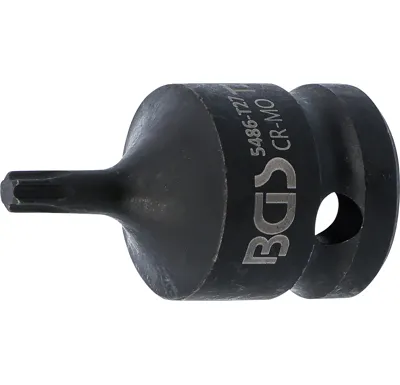 BGS Hlavice nástrčná silová,  12,5 mm (1/2"), T-profil (pro Torx) T27