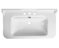 KERASAN WALDORF keramické umyvadlo 100x55cm, 3 otvory, bílá (3)