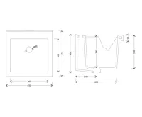 AQUALINE Keramická výlevka, 45x50cm, s přepadem (6)