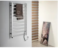 SAPHO ESKINADO elektrický sušák ručníků, hranatý, 620x1160 mm, 120 W, nerez lesk (3)