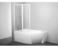 Ravak Vanová zástěna VSK2 Rosa 150 L bílá+transparent Ravak Vanová zástěna VSK2 Rosa 150 L bílá+transparent