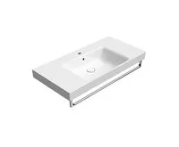 GSI NUBES keramické umyvadlo 100x50cm, s odkládacími plochami, bílá ExtraGlaze (1)