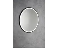 SAPHO KADRIS kulaté zrcadlo s LED osvětlením ø 80cm, černá mat (4)