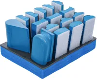 BGS Sada brusných bloků se suchým zipem | 16dílná - BGS 74365 (5)