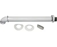 Ariston koaxiální falešné turbo s kolenem 60/100 mm, délka 900 mm