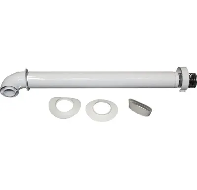 Ariston koaxiální falešné turbo s kolenem 60/100 mm, délka 900 mm