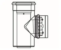 ALMEVA LIL revizní T-kus 110/160