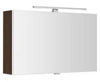 SAPHO CLOE galerka s LED osvětlením 80x50x18cm, borovice rustik