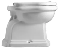 KERASAN RETRO WC mísa stojící, 38,5x59cm, spodní odpad, bílá (5)