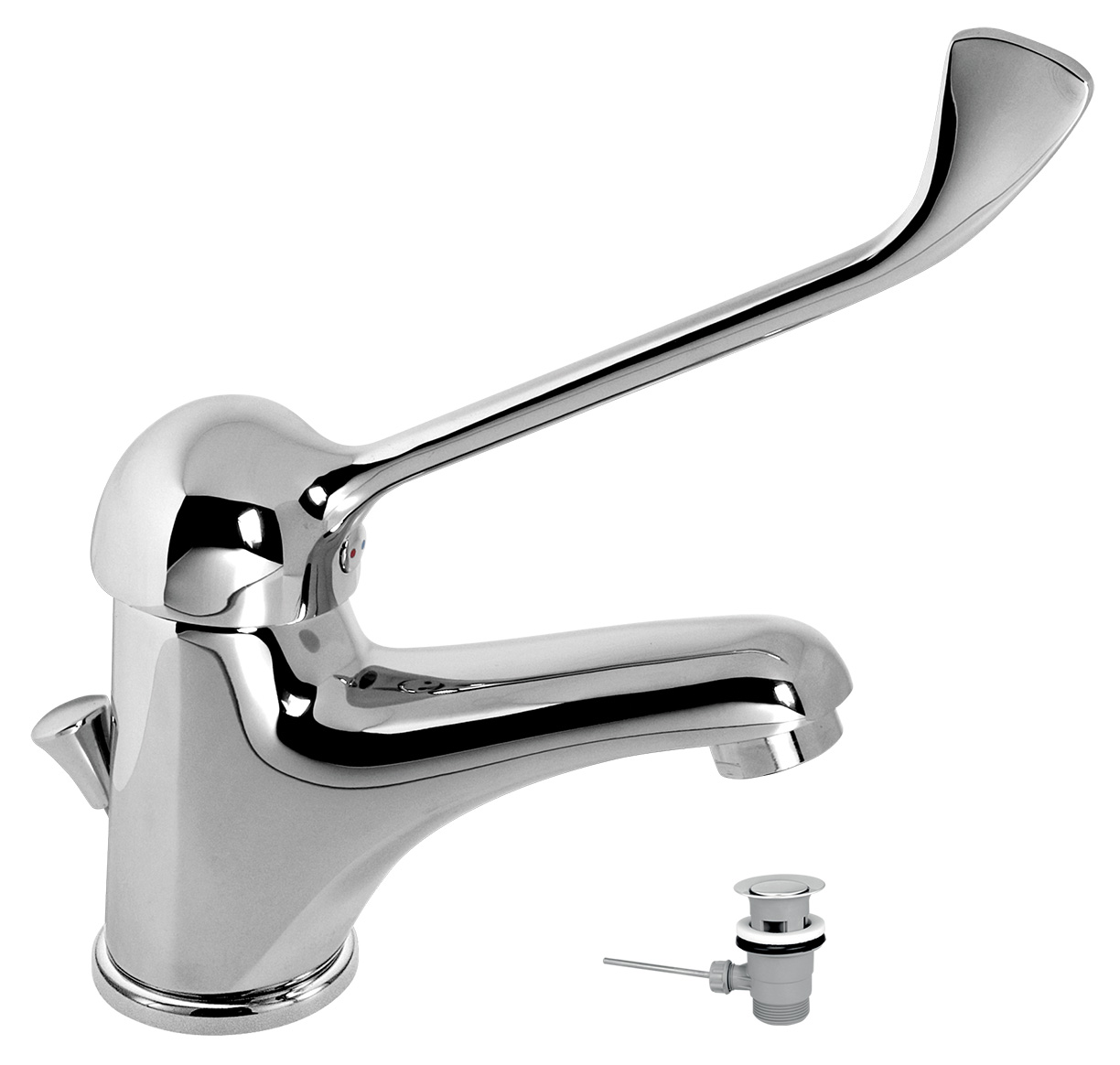 Novaservis umyvadlová baterie s výpustí lékařská páka metalia 55 chrom - 55001l,0