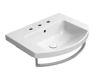 GSI NORM keramické umyvadlo 60x49cm, oblé, 3 otvory, bílá ExtraGlaze (2)