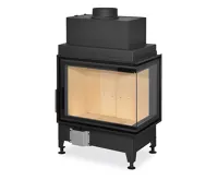 ROMOTOP Krbová vložka HEAT Levé 2G S 65.51.40.21 rohové s otevíráním dvířek do strany a děleným sklem