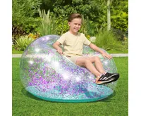 Bestway 75115 Nafukovací křeso GLITTER DREAM 114 x 112 x 66 cm (2)