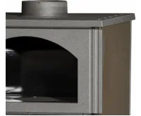 PLAMEN PLAMEN Litinová krbová kamna LAGUNA - hnědá (2)