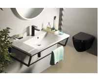 SAPHO MARIA umyvadlo, litý mramor, 90x46cm, bílá (3)