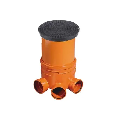 OSMA kanalizační šachta DN400x1000 mm vícevtok - pro KG 110 poklop plný litina - 1,5t