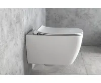 ISVEA VEA závěsná WC mísa Rimless, 34,5x52cm, bílá (6)